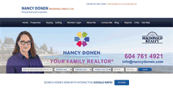Desktop Screenshot of nancydonen.com